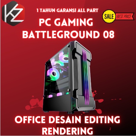 PC Rakitan Gaming i5 3470 (GTX 1050Ti 4GB ) Cocok Editing Rendering