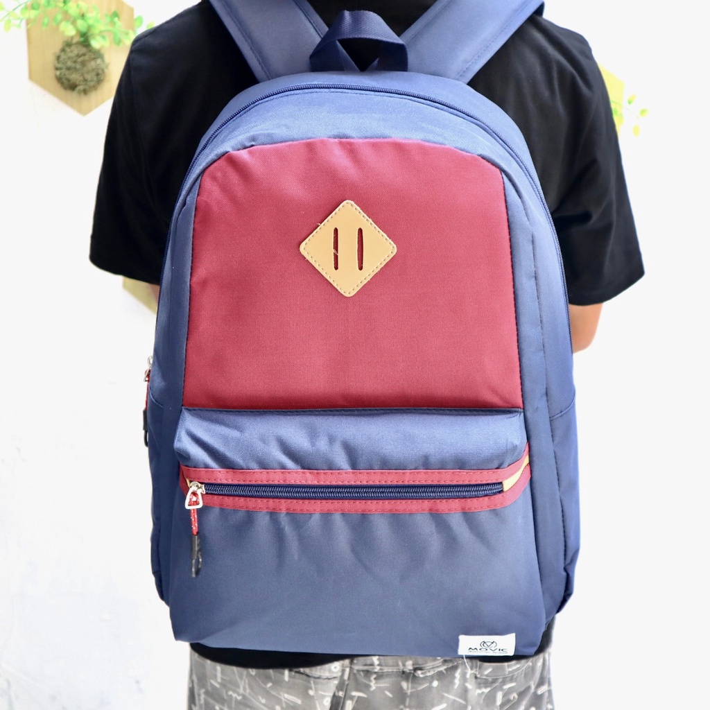 COD BOS Jual Tas Ransel punggung multisex bisa cowok atau cewek bahan Cordura ada kantong depan buat sekolah kuliah atau kerja