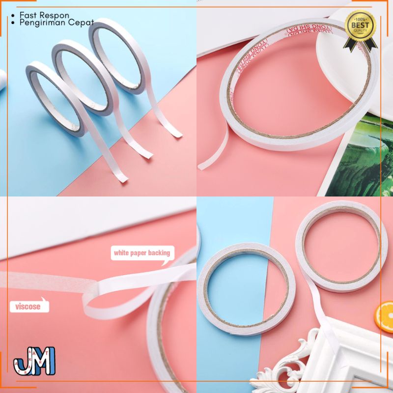 

Double Tape Double Sided Tape Perekat 2 Sisi JMT