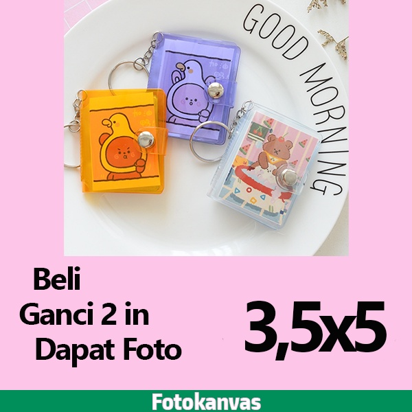 Jual Cetak Ganci Gantungan Kunci Album Mini Album Print Inch