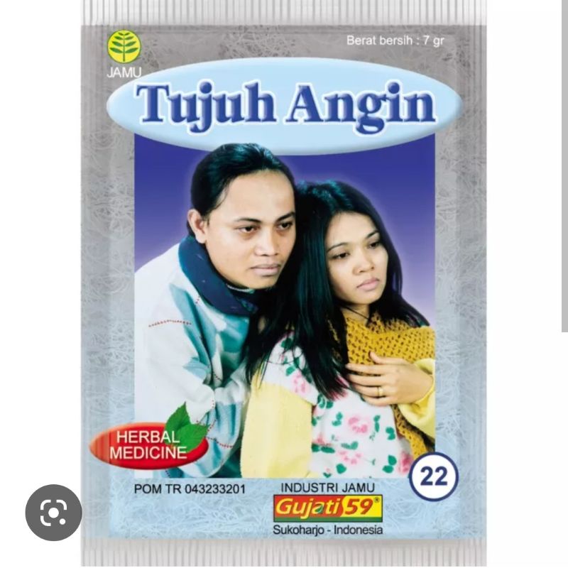 

JAMU TUJUH ANGIN GUJATI ( isi 10 sachet )