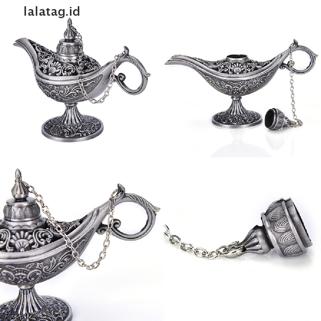 [lalatag] 1pc Hot Aladin Magic Genie Light OiL Lamp Pot Lampu Aladin Mempesona Dekorasi [ID]