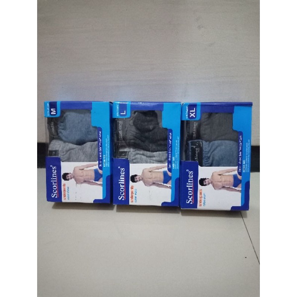 Scorlines Celana Dalam Pria isi 3s