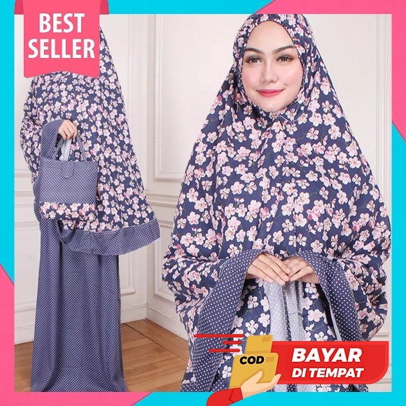 Mukena Siti Khadijah Katun Bordir Khodijah Jumbo Dewasa Pasteleena Mukena Dewasa Khatijah Bahan Katu