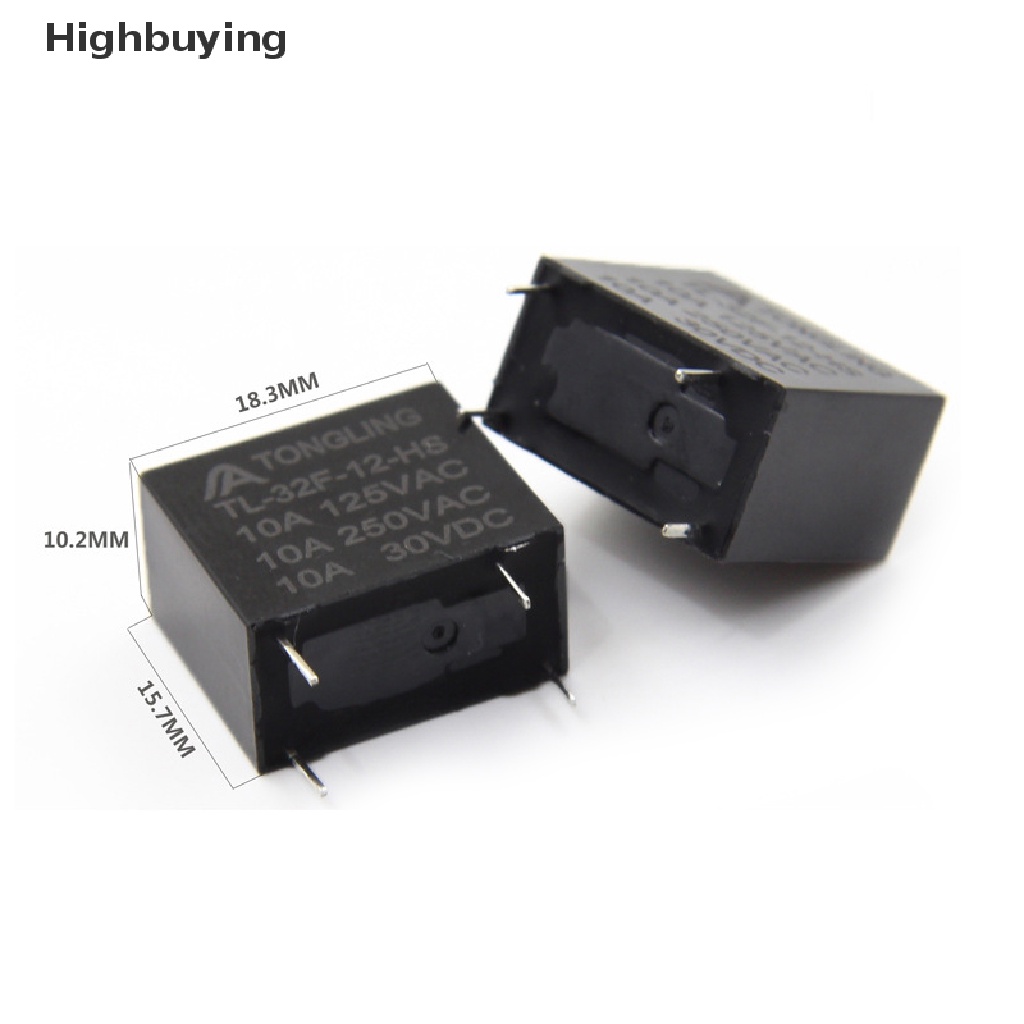 Hbid JZC-32F 5V 12V 24V Power Relays JZC-32F-005-ZS3 JZC-32F-012-ZS3 JZC-32F-024-ZS3 10A 250VAC 4PIN Glory