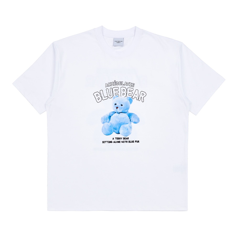 ADLV Blue Teddy Bear Tee White 100% Original