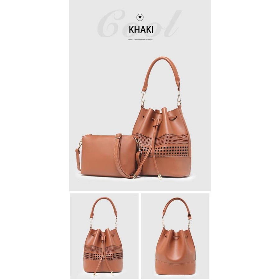 Tas Selempang Wanita Tas Serut 2in1 Tas wanita Shoulder bag