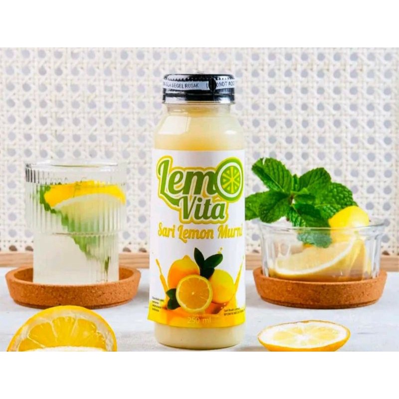 

BPOM Fresh sari lemon lemon vita jus Murni 100% Tanpa pengawet