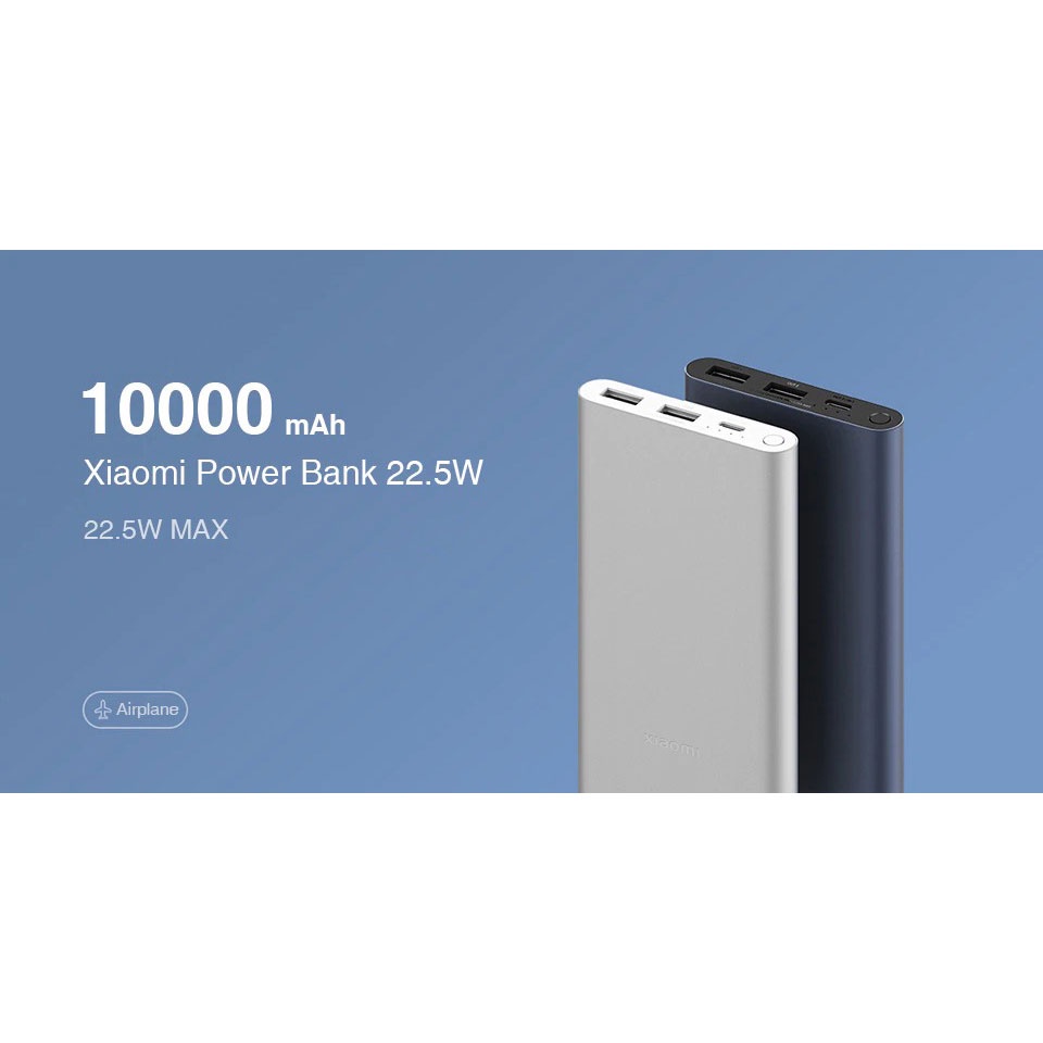 Xiaomi 22.5W Powerbank 10000mAh USB Type C PD QC Fast Charging 22.5 W Original Bergaransi Resmi