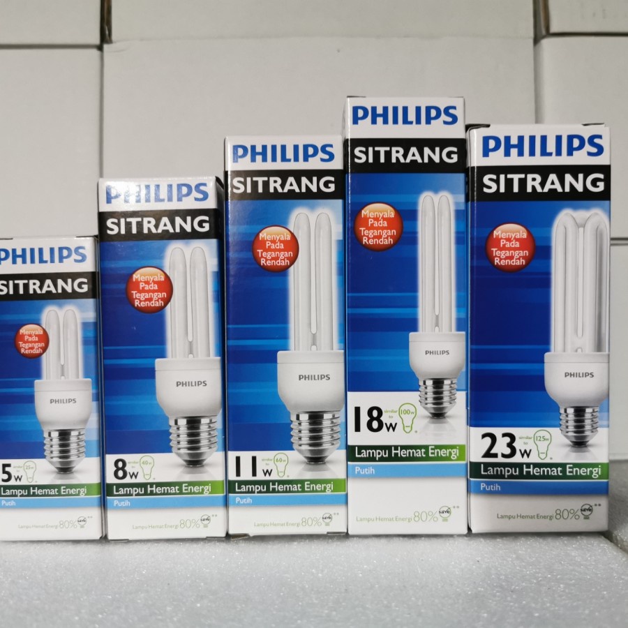 LAMPU PHILIPS SITRANG 11W PUTIH