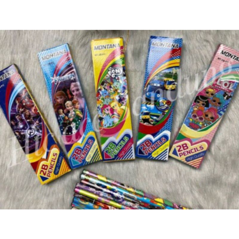 

Pensil 2B // Alat Tulis // Pensil Karakter // Pensil