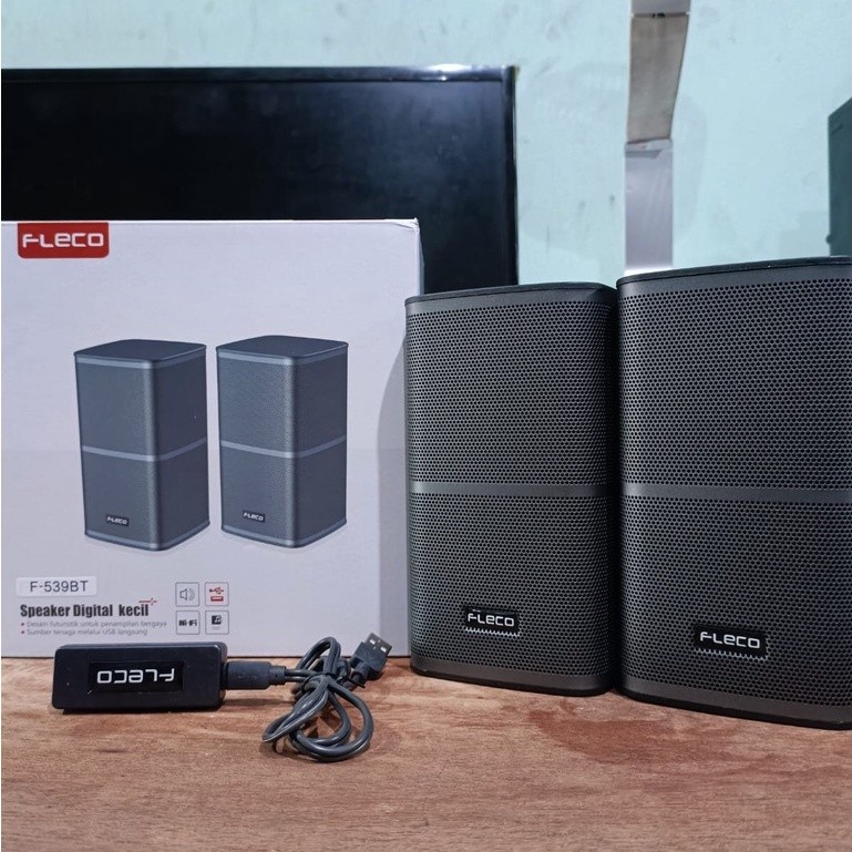 COD SPEAKER BLUETOOTH KOMPUTER/LAPTOP/HP/ FLECO F-539BT / SPEAKER AKTIF KOMPUTER FLECO F-539BT SUPER BASS