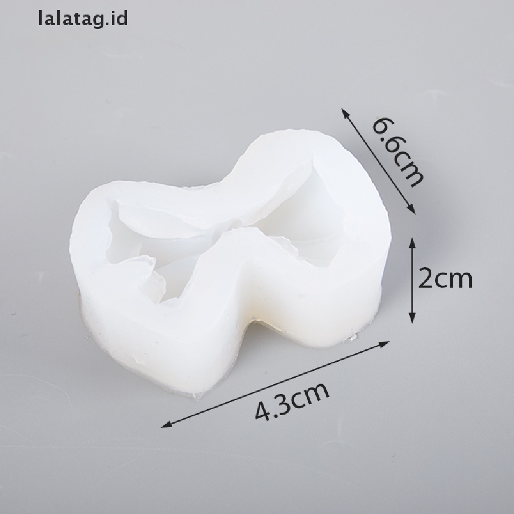 [lalatag] Diy Cetakan Kue Gula Bentuk 3D tie silica gel Mold Cetakan Coklat [ID]