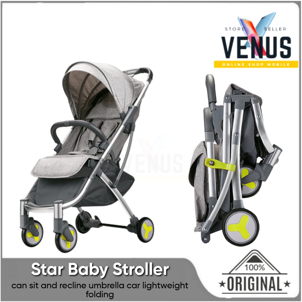 Bebehoo ST201 Star baby stroller lightweight folding can sit and lie