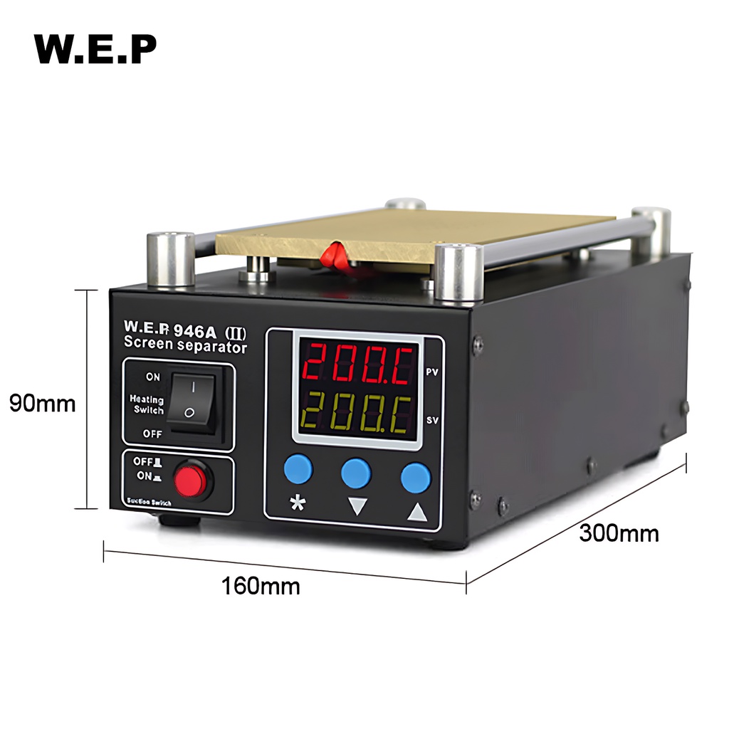 WEP 946A (II) LCD Display Touch Screen Glass Separator Repair Machine