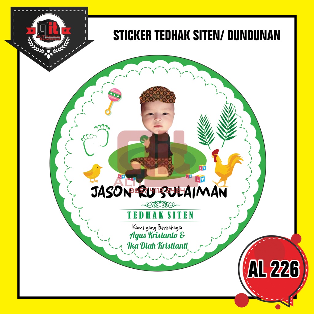 

STICKER TEDHAK SITEN