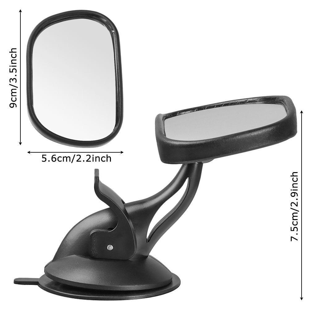 Cermin Mobil Baby Mirror Mobil Populer Interior360° Rotasi Untuk Kaca Cermin Pengaman Mobil