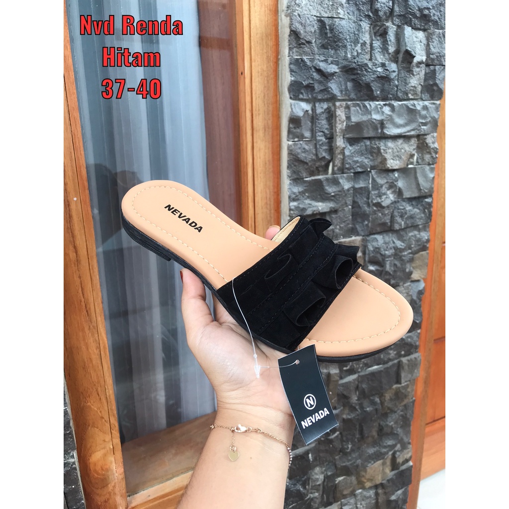 11.11 SALE : SANDAL SLOP NV. RENDA /SANDAL WANITA/SLOP RENDA/SANDAL SLOP WANITA