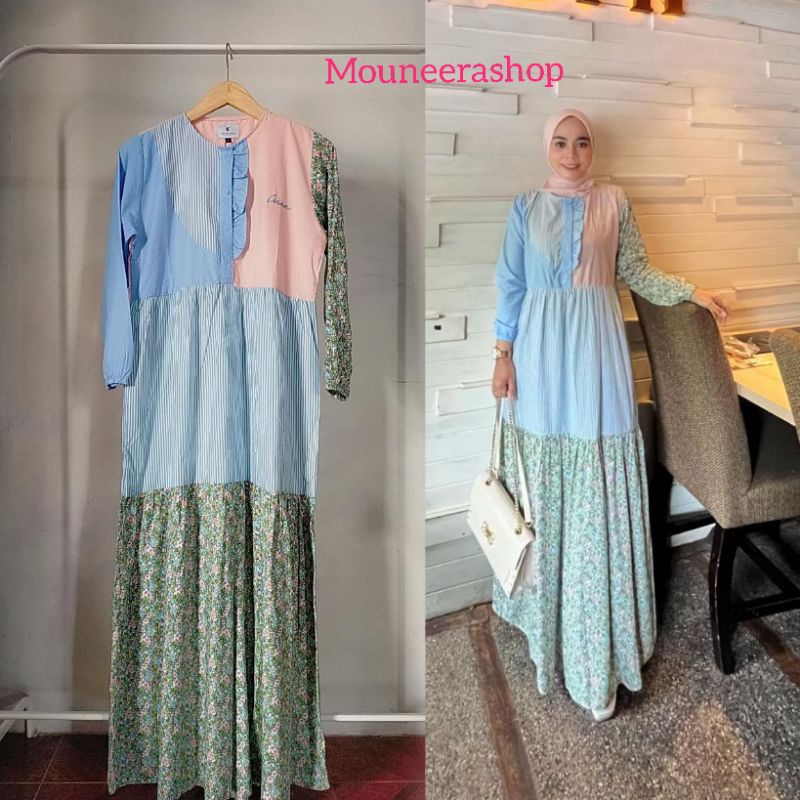 GAMIS CANTIKA DRESS CESAN HIJAB OFFICIAL ORIGINAL || MOUNEERASHOP