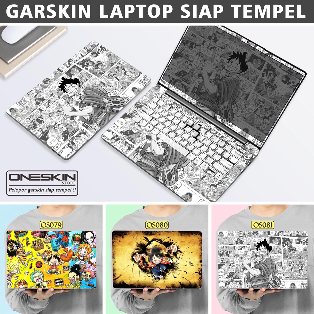 Garskin Laptop/Laptop Toshiba/Handphone Asus/Lenovo/Xperia-One Piece 1