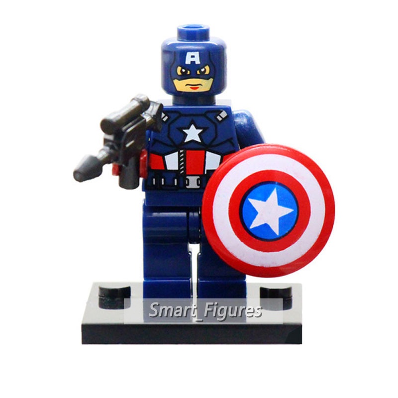 Minifigures Klasik Marvel Super Heros Superman Captain America Wolverine Thor Hulk Spiderman Mini Angka Mainan Hadiah