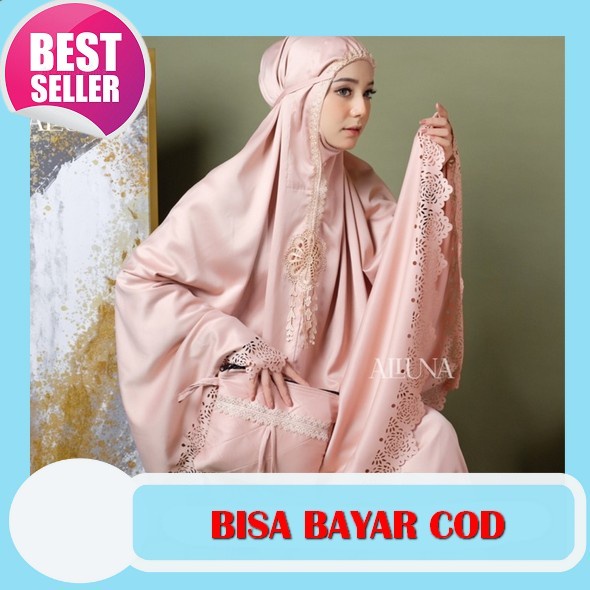 Mukena Dewasa Dalanova Turkey Sage Green Mukenah Premium 100% Original Model Terbaru 2022 Ready Stoc