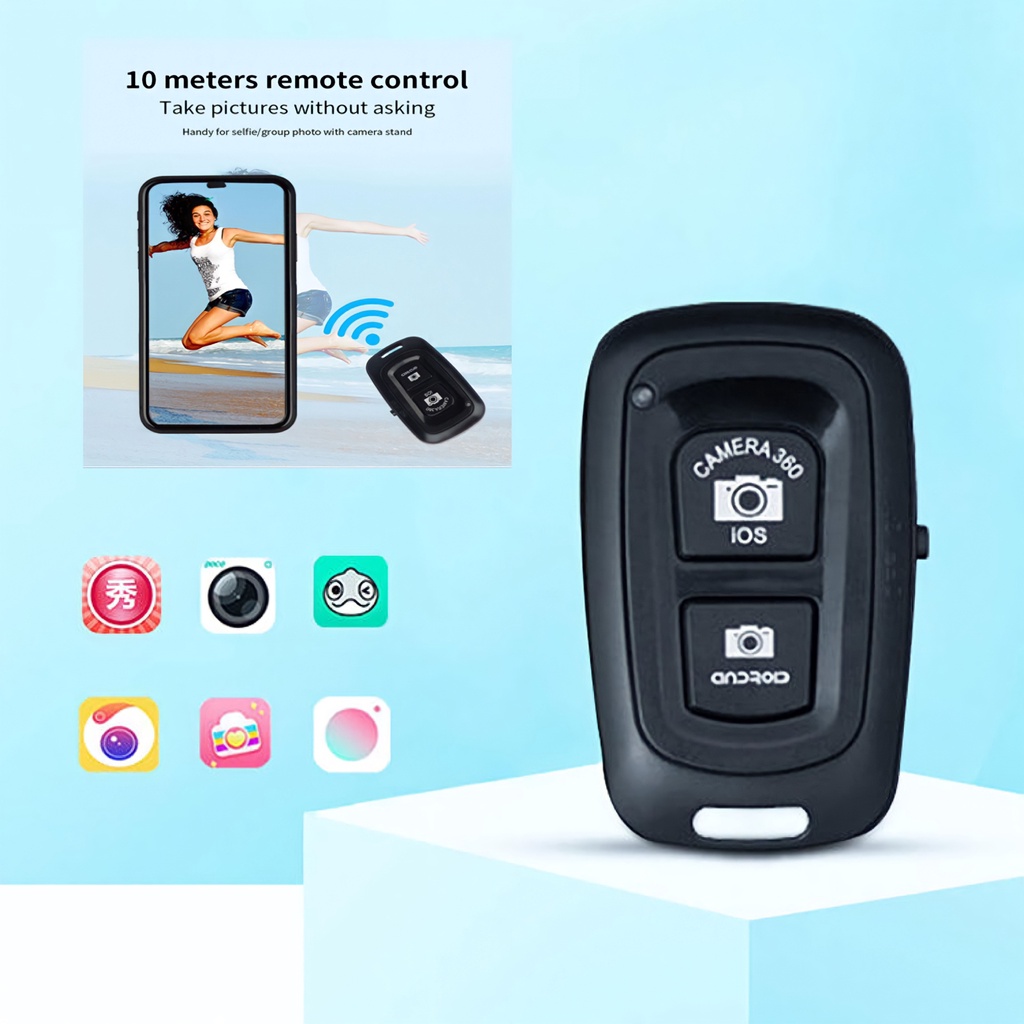 Remote Bluetooth Shutter Camera for Android IOS Remote Selfie AH005 - ACS