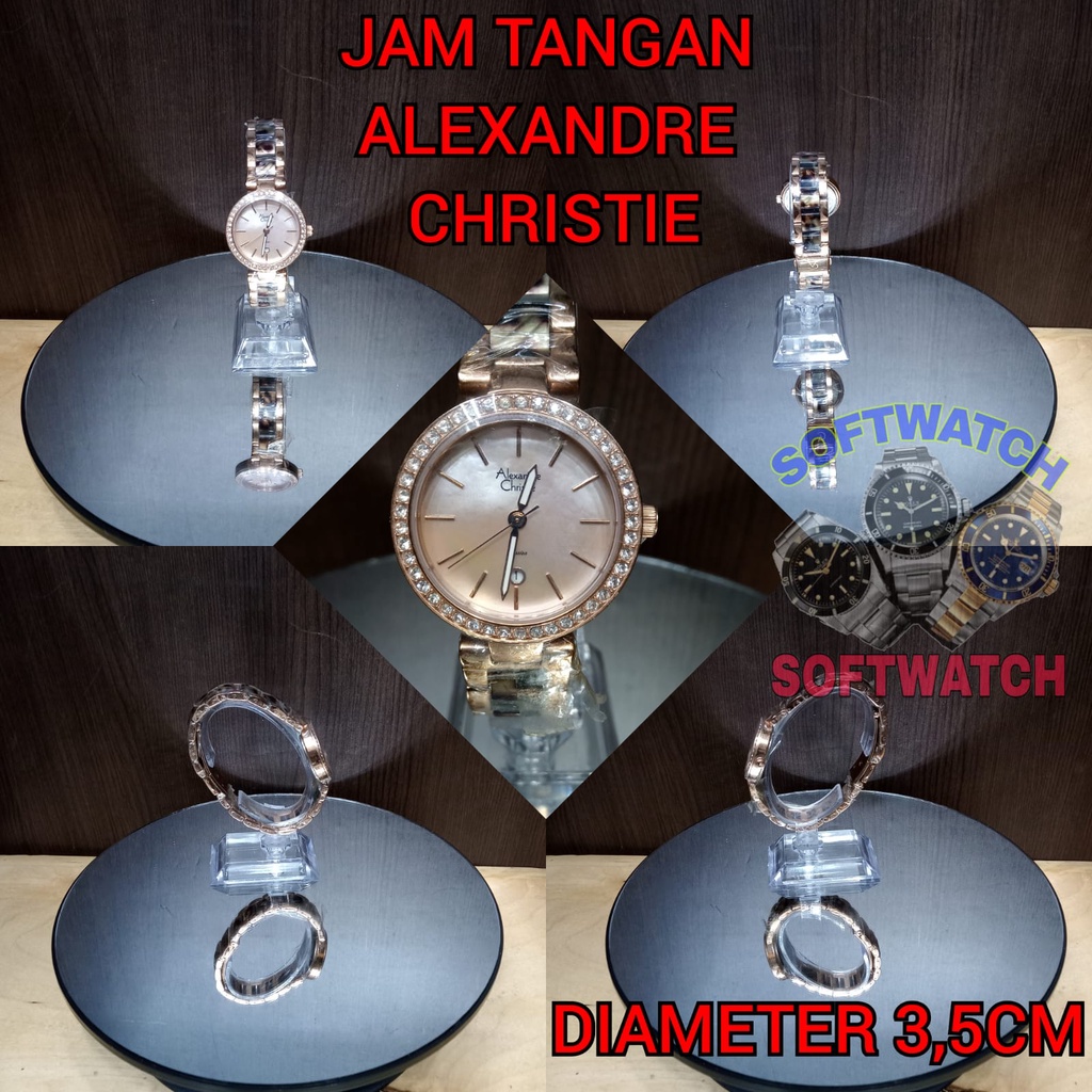 JAM TANGAN ARLOJI ALEXANDRE CHRISTIE ASLI 100% ORIGINAL WANITA