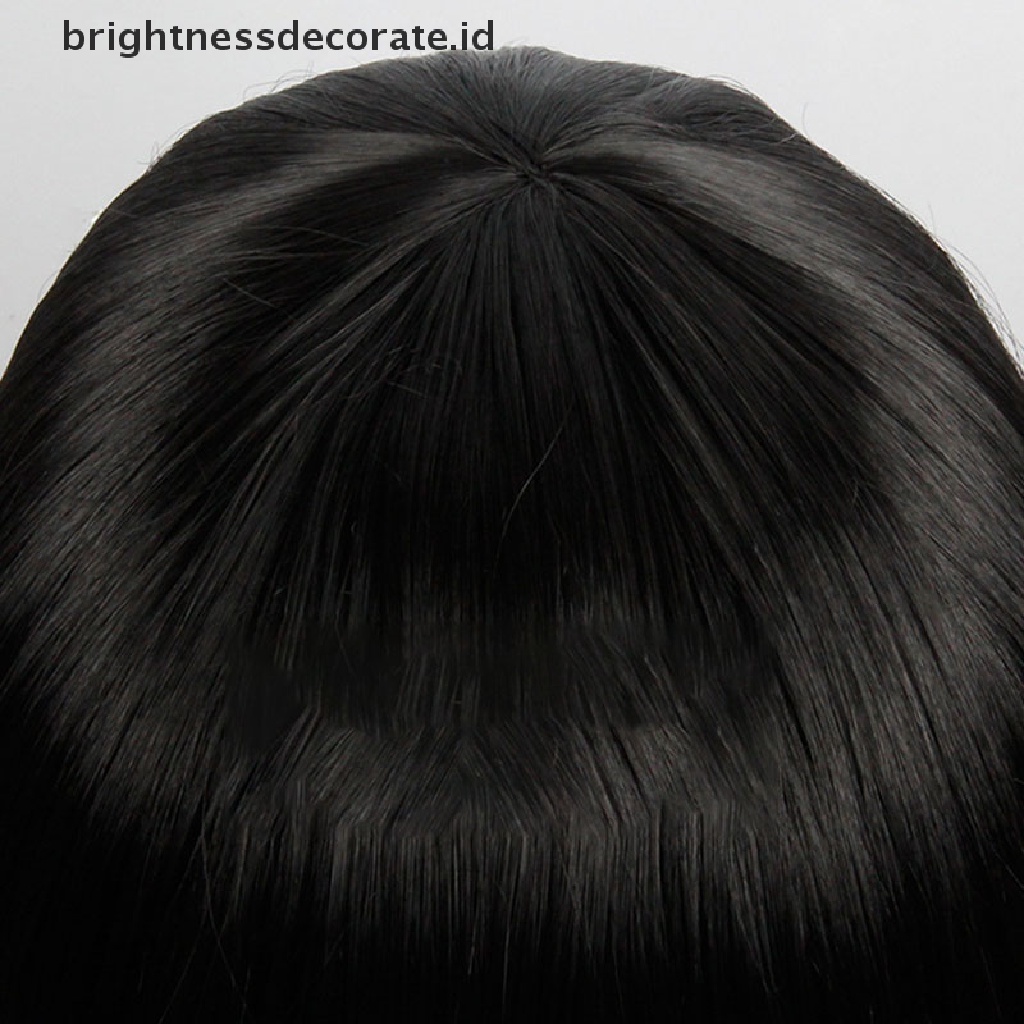 [Birth] Anime Kartun Karakter Jabami Yumeko Hitam Panjang Lurus Wig Cosplay Pesta [ID]