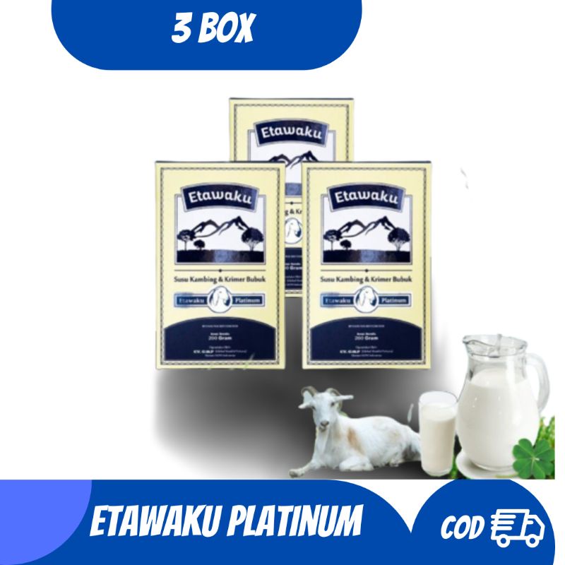 

[ 3 Box ] Etawaku Platinum Susu Kambing Etawa Paket 3 Box