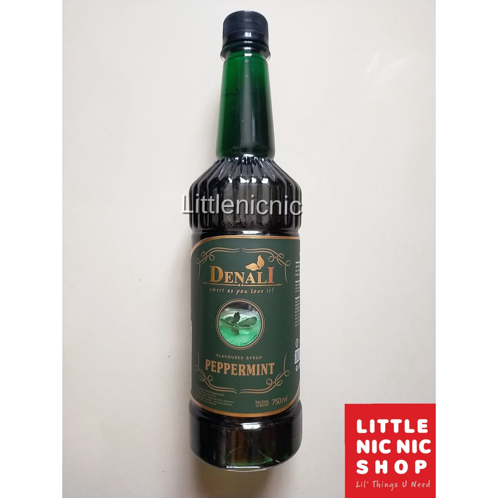 

Denali Peppermint Flavoured Syrup 750 ml sirup rasa minuman cafe