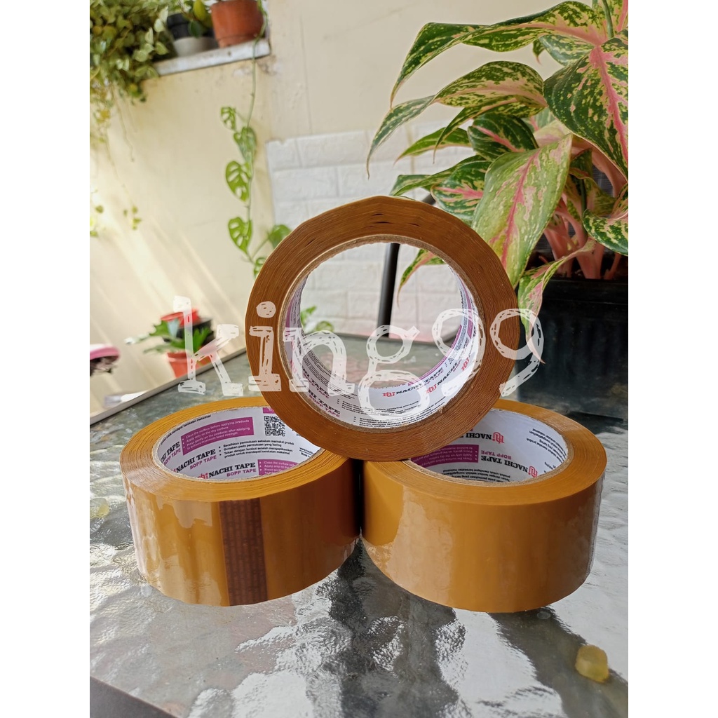 

selotip packing COKELAT/ solatip kardus packing Nachi Tape