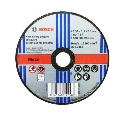 BOSCH Mata Gerinda / Batu Potong Besi 4&quot;X 1,2 (266)