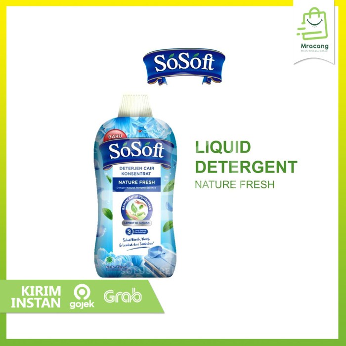 Deterjen Cair So Soft 700ml