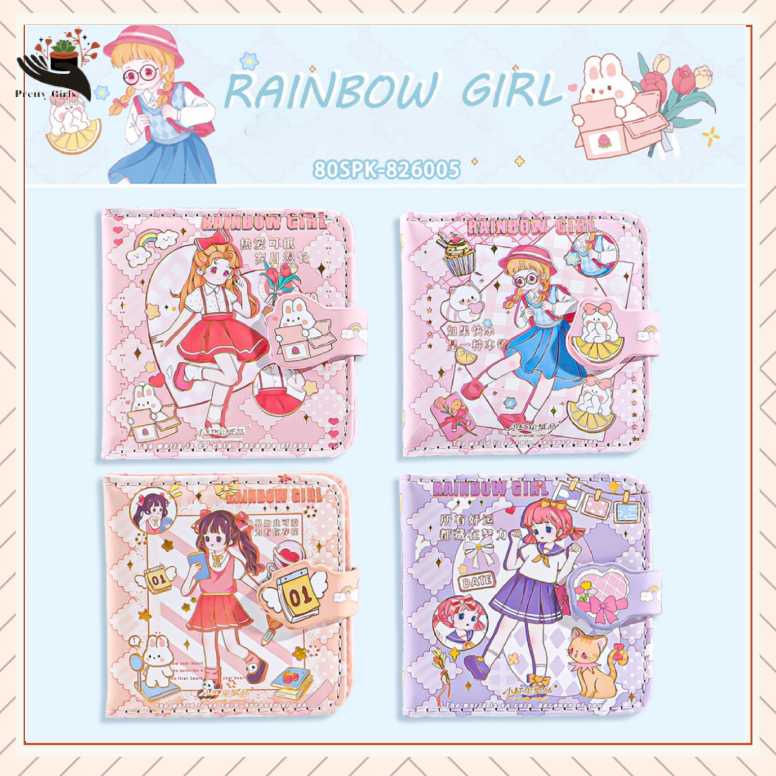 Pretty Book Diary 128 lembar/132lembar Motif Kartun Lucu/Motif Aesthetic Anime/Notebook Agenda/Diary Portable Unik