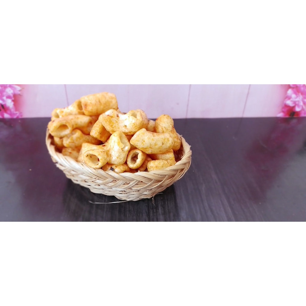 

Kerupuk Makaroni Rujak 119 gram Dsnack