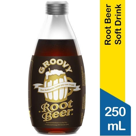 

GROOVY Root Beer soft drink 250ml 250 ml botol kaca