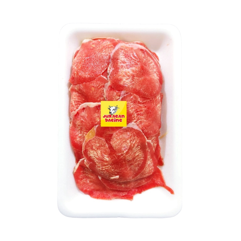 

Daging Lidah Sapi Slice Tongue Slice Gyutan 250gr