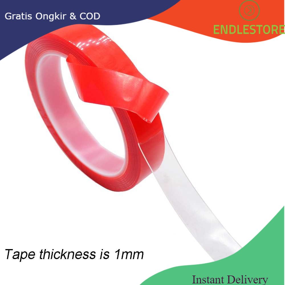 

Best Promo SZBFT Perekat Double Tape Acrylic Adhesive Transparent Sticker - J4702
