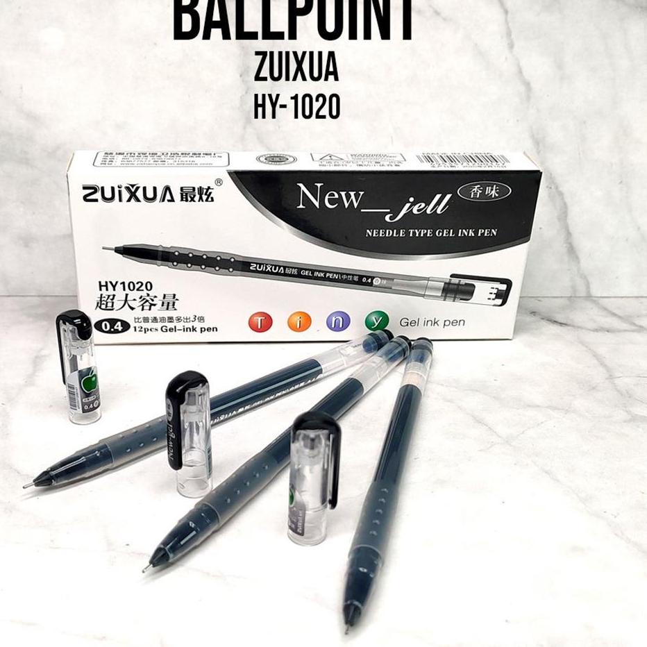 

COD Pulpen / 12pcs pulpen gel office / ballpoint / Pulpen gel ZUIHUA HY1020 gas !!