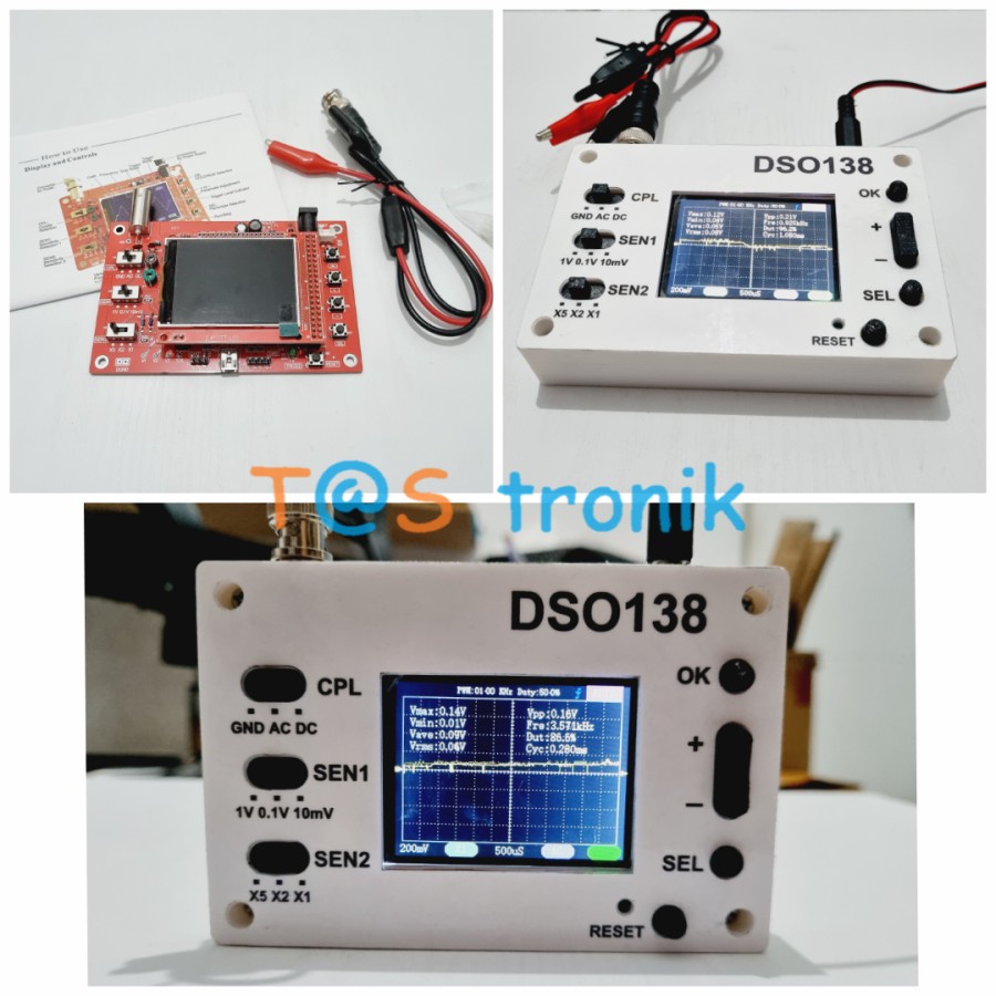 Osciloscope oskiloskop mini oscilloscope DSO138