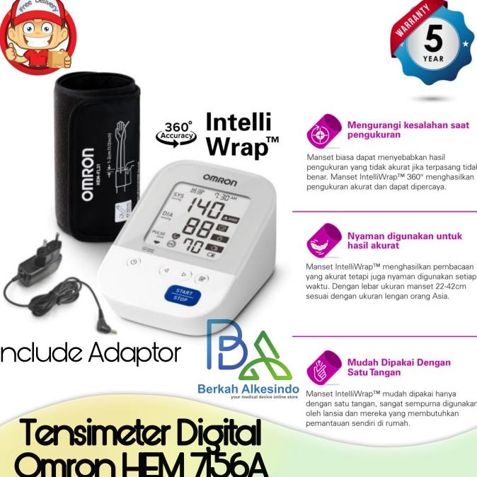 Promo Omron Hem 7156 A Tensimeter digital - Include adaptor 7156A