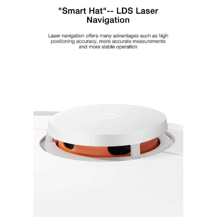 MIJIA Mi Robot Vacuum Cleaner 3C - Smart Robot Vacuum Cleaner Sweeping Mopping - B106CN - Penyedot Debu Robotik - Bisa Vacuum dan Pel