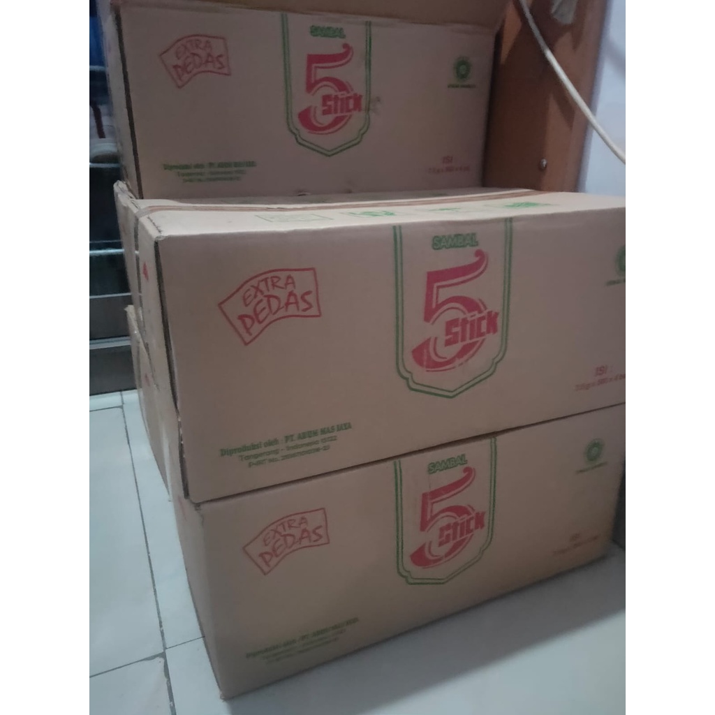 Saus Extra Pedas 5 Stick Sachet /24pcs Murah Meriah