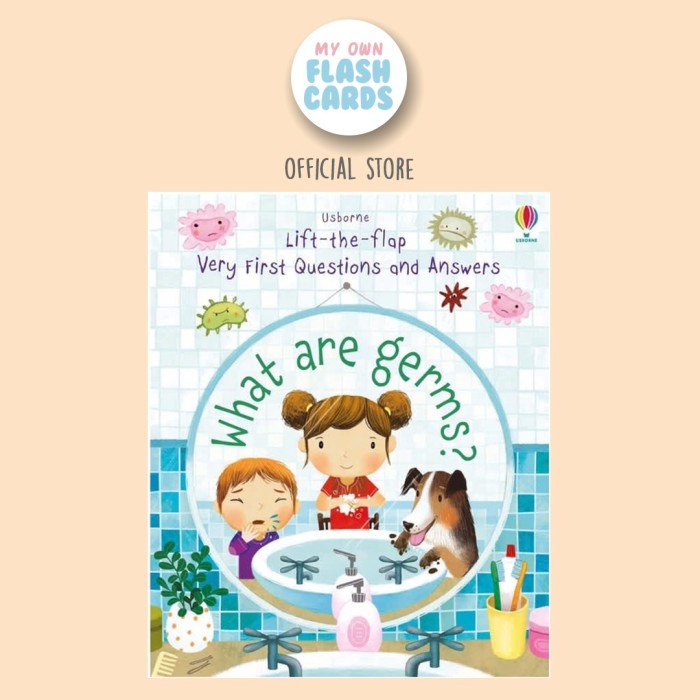 

What Are Germs Education Book Usborne Children Buku Edukasi Anak