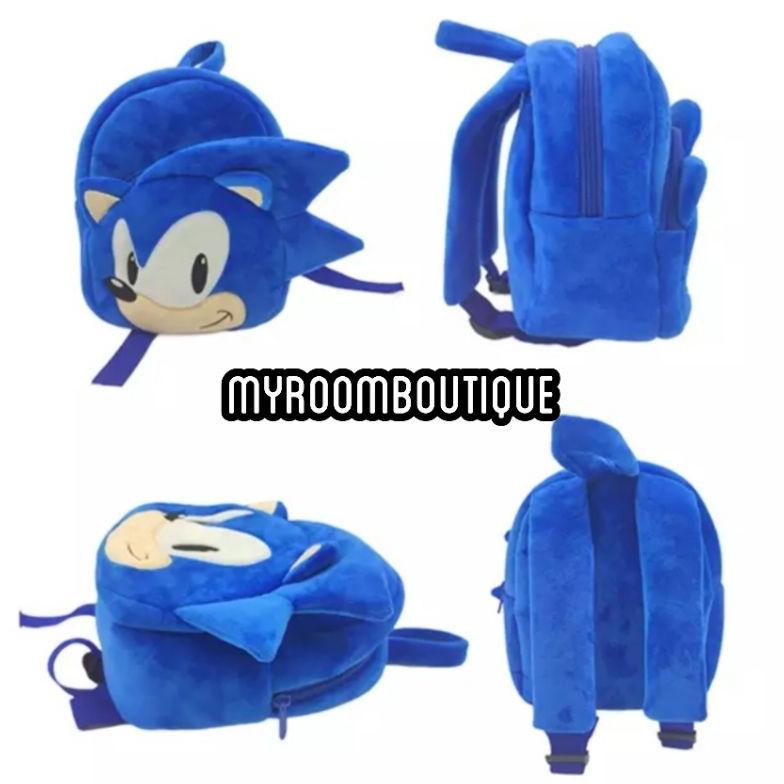 Limited - Ransel Boneka Tas Anak Karakter Sonic Ransel Sonic The Hedgehog M