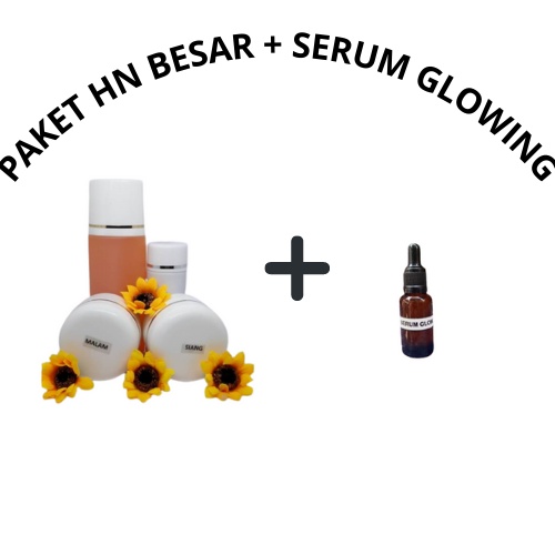 PAKET SERUM GLOWING + HN 30GR BERKUALITAS