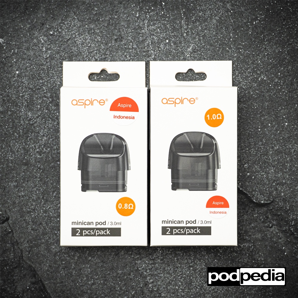 Aspire Minican  3.0 ml 0.8 ohm 1.0 ohm Pod Empty Cartridge | Minican V2