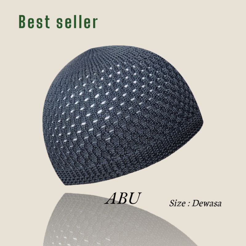 Peci rajut dewasa / peci rajut polos / peci haji Murah / kopiah haji / peci rajut songkok