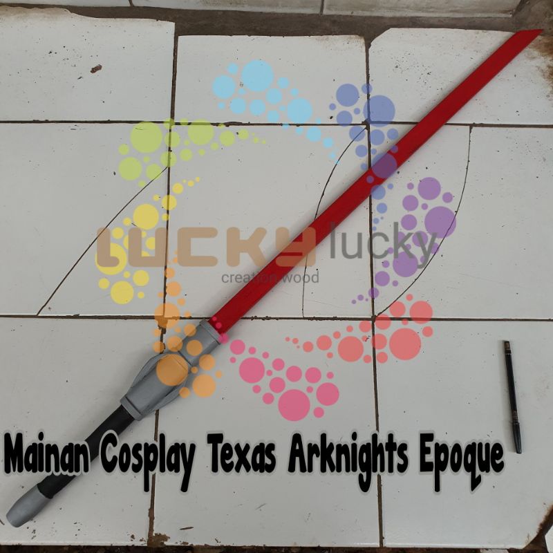 mainan pedang kayu Texas Arknights Epoque